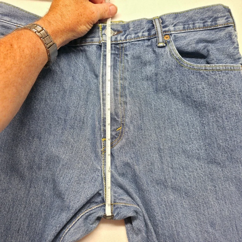 Levi's 517 Bootcut Men's‎ Denim Blue Jeans Size 36x34 Actual 34x34